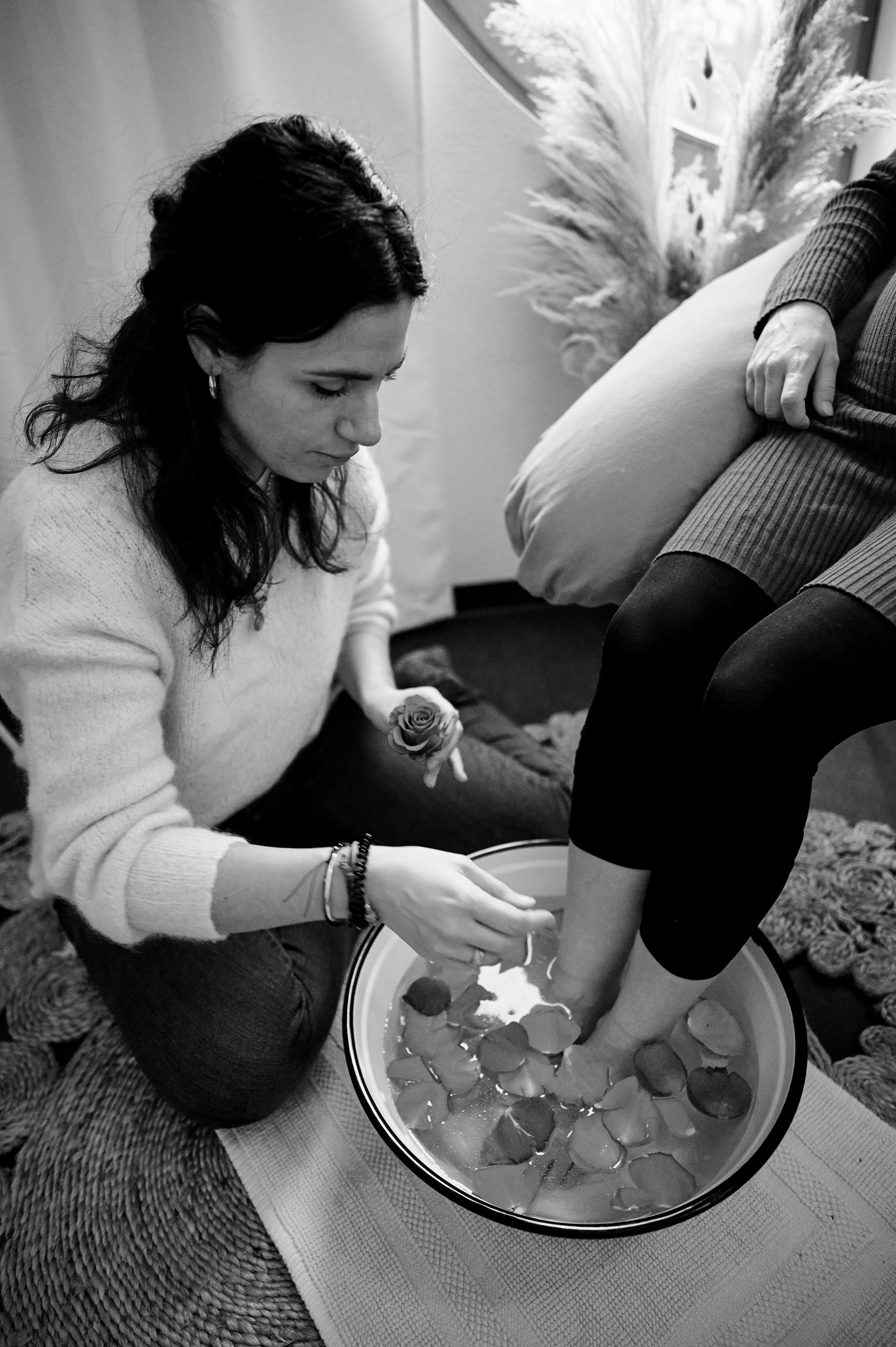 Doula fußbad sw Alex Lichtmalerei DSC 5600 bw