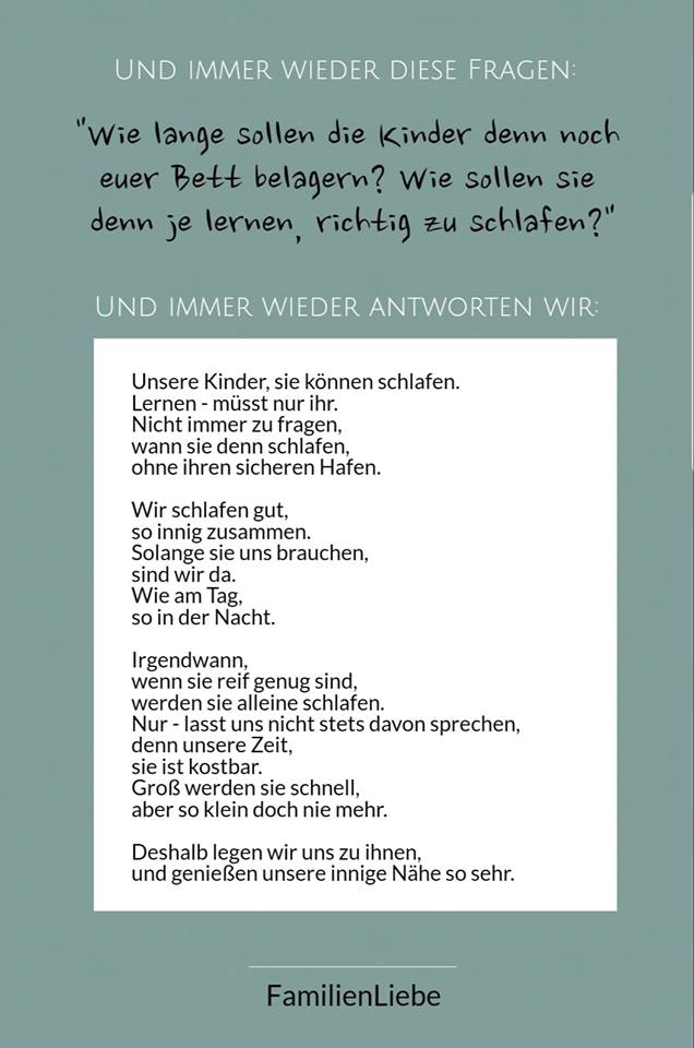 familienbett gedicht