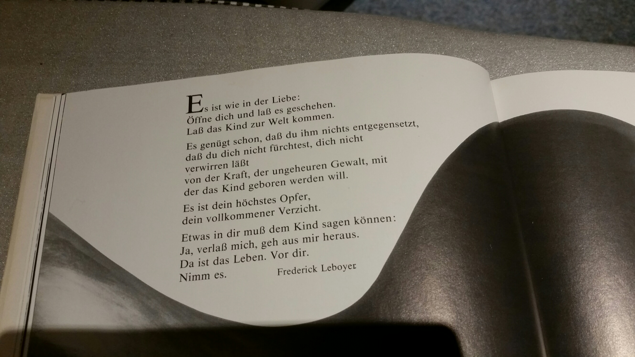 Gedicht Leboyer abfotografiert 